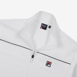 Fila White Line Signature Track Top - Naisten Liivit - Valkoinen | FI-64850